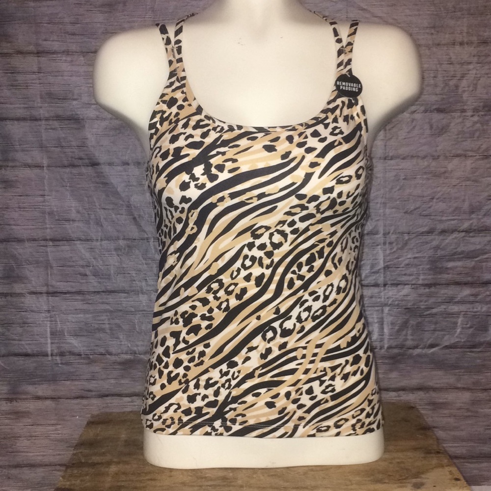 Victoria’s Secret PINK Zebra/Cheetah Athletic Tank